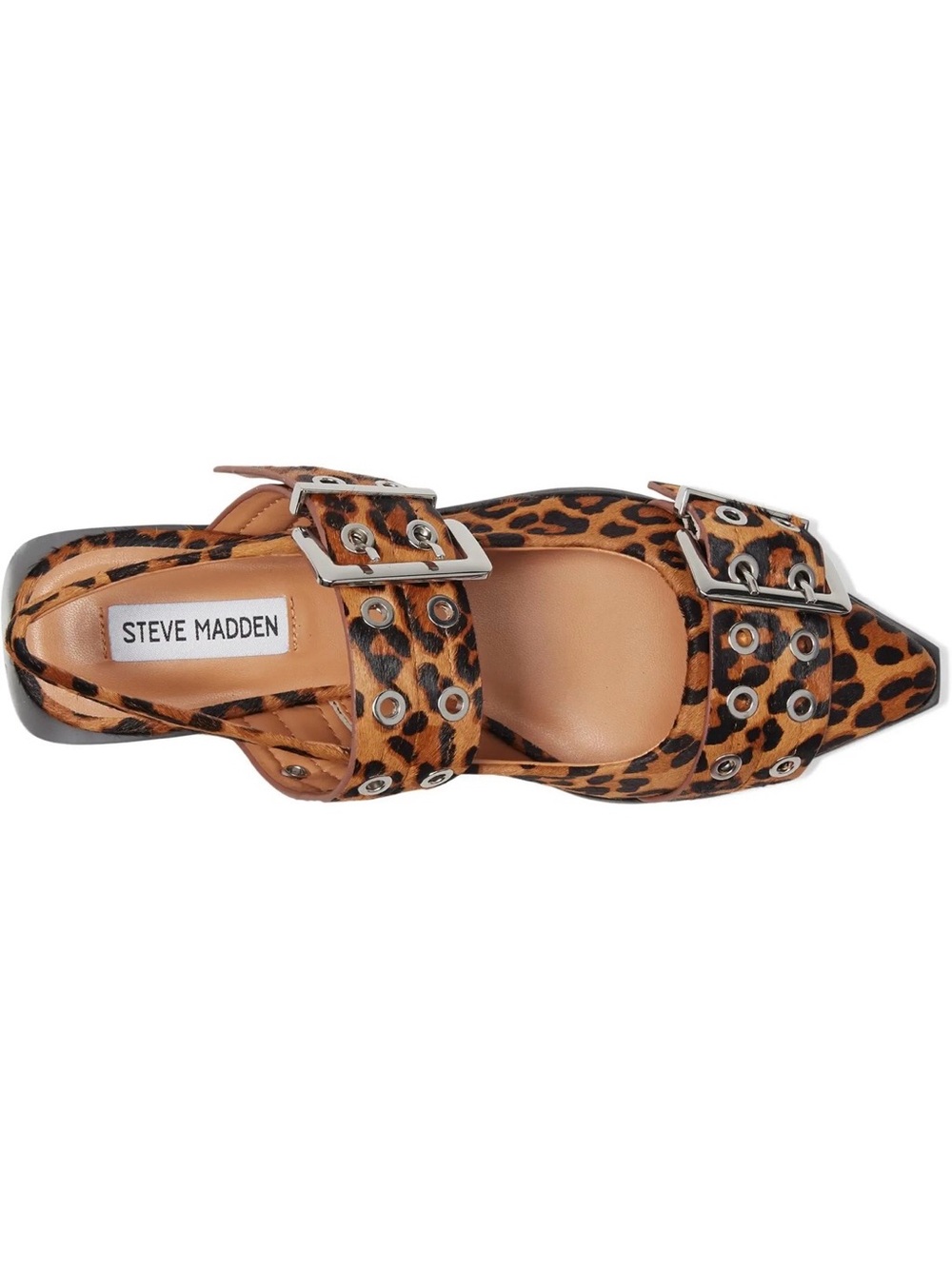 Steve Madden Graya Slingback Flats in Leopard | 9 | NIB - Picture 2 of 16